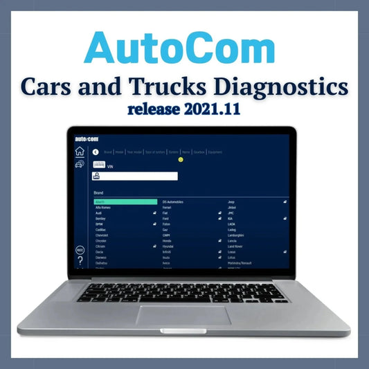 Autocom 2021 diagnostic software for cars and trucks with multi-brand vehicle coverage, ECU diagnostics and instant download